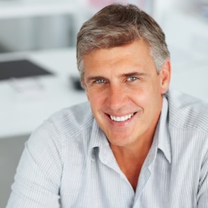 Man with dental bonding a Cosmetic Dentistry in Charlottesville VA service